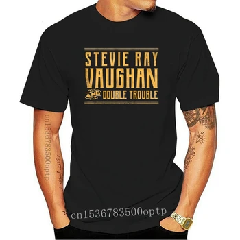 Stevie Ray Vaughan & Double Trouble Meeste T-Särk Guitar Rock Band Tour Kontsert
