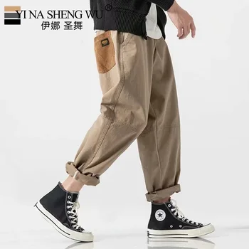 Jaapani Hip-Hop Joggers Haaremi Püksid Meestele Cargo Püksid Sõjalise Vabaaja Püksid Harajuku Streetwear Sweatpant Mees Püksid Kottis Püksid