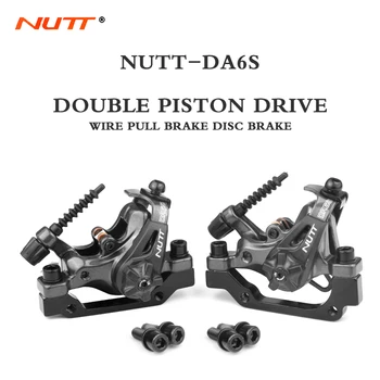 NUTT DA6S Elektrilised Kahepoolsete Pidurid MTB Dual Piston Sõita ketaspidur Paksus Mountain Bike Piduri 160mm Rootor Jalgratta Osad
