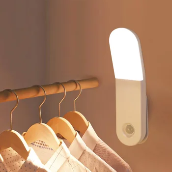 Valguse Öö Kapp Sensorlights Laetav Led-Valgustus Kapp Lamp Induktsiooni Algatusel Kitchenwardrobe Ratas Seina Moun Vahekäiguga