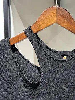 Naised Maha-Õlg Koo Mini Kleit 2022 Uus Daam Kõrge Vöökoht Lühikeste Varrukatega Slim Fit Rüü Nööpidega