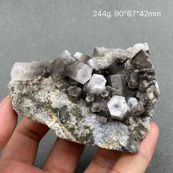 100% looduslik kaltsiit koos fluorestsentsi mõju töötlemata isend tervendav crystal kivi