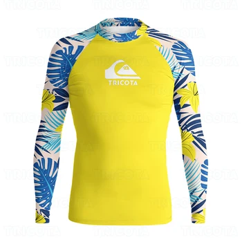 Rash Guard Surfamine Supelrõivad UV Päikese Kaitsega Basic Nahad Surf Riided Rannas, Sukeldumine, Ujumine T-särgid Rashguards Ujumine Ülikond