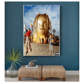 Star Rodeo Astroworld Album Lõuendile Maali Plakatid ja Pildid Seina Kunst elutuba Home Decor Uus Plakat Travis Scott Muusika