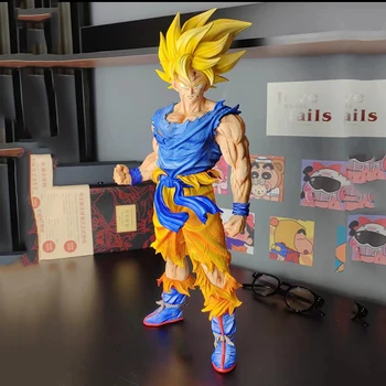 Uus 43cm Dragon Ball Z Joonis Son Goku Majin Vegeta Super Saiyan Tegevus PVC Kogumise GK Kuju Mudel Figuriin Mänguasjad, Lapsed Kingitusi