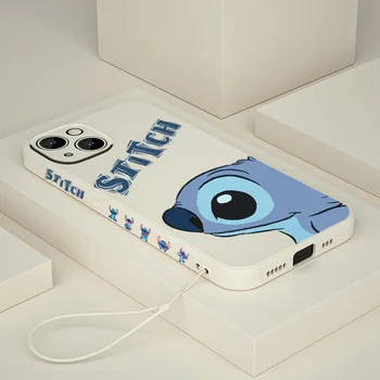 Stitch Disney armas Kate Apple iPhone 13 12 11 Pro Max mini XS-XR-X 8 7 6S 6 Pluss Vedelik Vasak Tross Telefoni Puhul