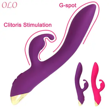 Küülik Vibraator USB Laetav Sugu Mänguasjad, Naiste G-Spot Kliitori Stimulaator Tupe Massager Naiste Masturbatsioon