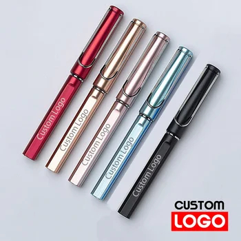 Plastikust Neutraalne Pen Custom Logo Kingitus Multi-värvi Kunstnahast Metallist Märk Pastapliiats Metallist Konks Reklaam Pen koolitarbed Hulgimüük