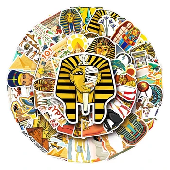 10/30/50TK Egiptuse Kultuur Vaarao Veekindel Kleebised Esteetiline Rula Külmik, Telefon Kitarr Lahe Graffiti Kleebis Decal