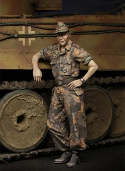 1/35 Vaik Joonis Mudeli Komplekt 120 WSS Panzer Meeskonnaliige Üks Arvud Kokku värvimata Top