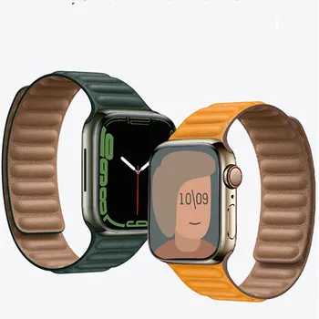 Silikoon Link Rihm Magnetic Loop Apple Watch Band 45mm 44mm 40mm 38mm iWatch Series 7 6 SE 5 4 3 2 Sport Käevõru 42mm 41mm