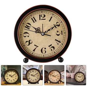 Kell Alarmdesk Öö-Vaikne Vintage Clocksretro Magamistuba Mute Laua Ring Elutuba Decor Decorativehome Majapidamises