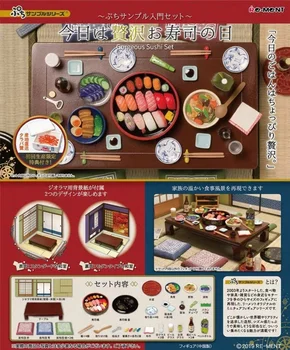 Originaal Re-tud Sorgeous Sushi Set Tabel Candy Mänguasi Simulatsiooni Koostisosad Anime Tegevus Joonis Armas Kawaii Kasti Miniatuurne Mudel