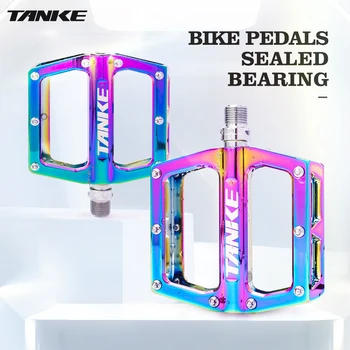 jalgratta pedaalid TANKE TP-20 ultralight alumiinium värvikas õõnes anti-skid laagri mountain bike tarvikud MTB suu pedaalid