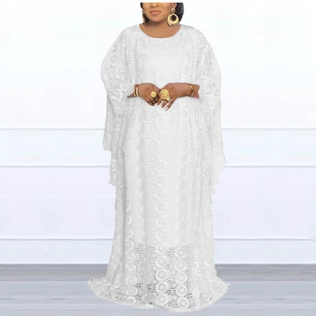 Aafrika Pits Kleidid Naistele Traditsiooniline Pluss Suurus õhtukleit Ankara 2 TK Komplekt Boubou Ja Sisemine Kleit Pulm Pikk Rüüdes