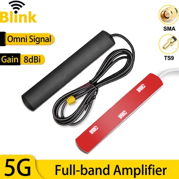 5G Täis-bänd Omni Antenn 8dbi Võimendi 4G, 3G, 2G GSM-Võrgu Signaali Korduva Väljas DTU WiFi Ruuter Modem Antenn Vastuvõtja TS9