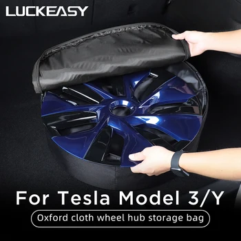 Sest Tesla Mudel 3 Mudel Y 2022 Oxford Riie Hubcap Ladustamise Kott Auto Tarvikud Ratta Rummu Kaas Protector Säästa Ruumi Kandekott