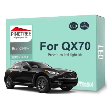 16Pcs Auto Led Interior Light Kit For Infiniti QX70 2014 2015 2016 2017 Sise-Kerge Canbus No Error