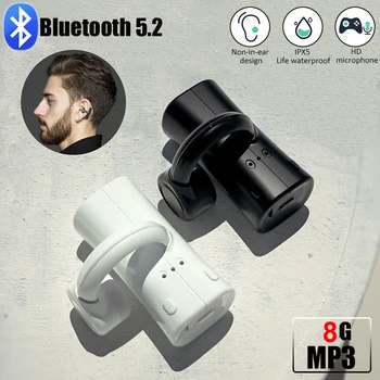 Uus Luu Juhtivus Traadita Kõrvaklappide Kõrva-Klamber Bluetooth 5.2 HIFI Muusika Kõrvaklapid Sisseehitatud 32G Äri Peakomplekt Sport Earbuds