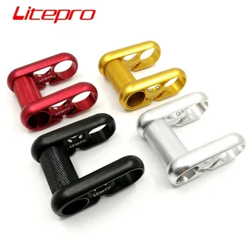 Litepro 412 SP8 Folding Bike Topelt Varre 25.4 mm Lenkstangi Varre Reguleeritav Alumiiniumist Varred Punane/Must/Hõbe/Kuld