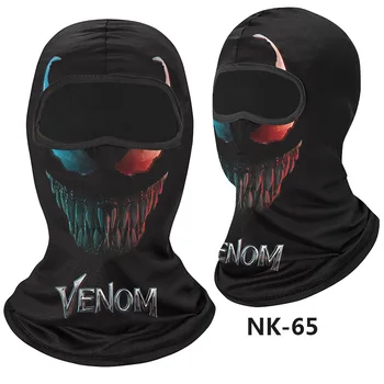 Venom Kolju Balaclava Mehed Mootorratta Ratsutamine Full Face Mask Väljas Päikesekaitsetoodete Uudsus Jalgrattasõit Salli Naiste Peakatet Multifunktsionaalset